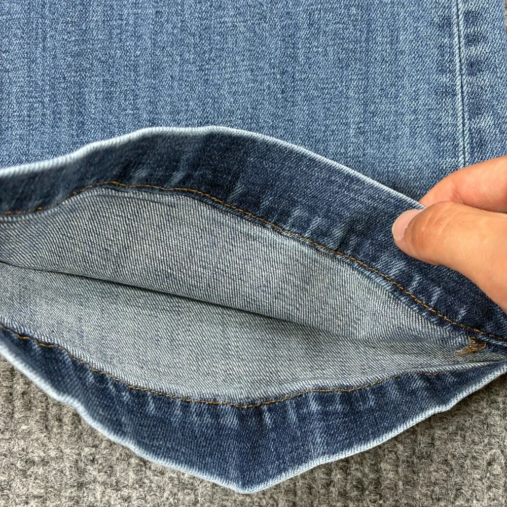 Talbots Simply Flattering 5 Pocket Jeans Womens 6 Bootcut Stretch Blue Denim - Picture 9 of 10